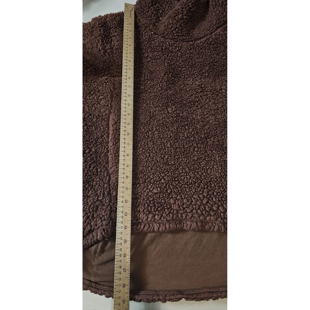 Lululemon Warmth Restore Sherpa Long Pullover Funnel Neck Sweater Smokey Topaz 6 - Picture 11 of 15